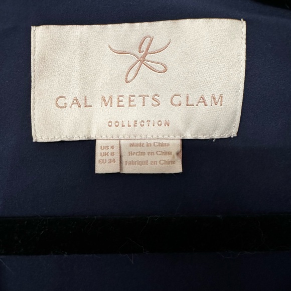 Navy Wrap Dress - Size 4 - Picture 4 of 5